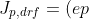 J_{p,drf}=(ep)v_{dp}=e\mu _{p}pE